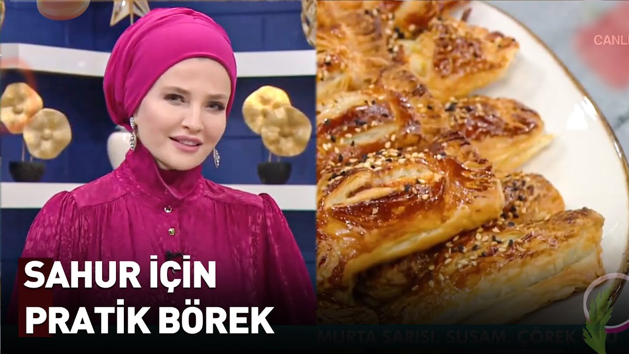 Sahur Sofralarınıza Şipşak Hazırlayabileceğiniz Milföy Böreği | Nermin'in Enfes Mutfağı