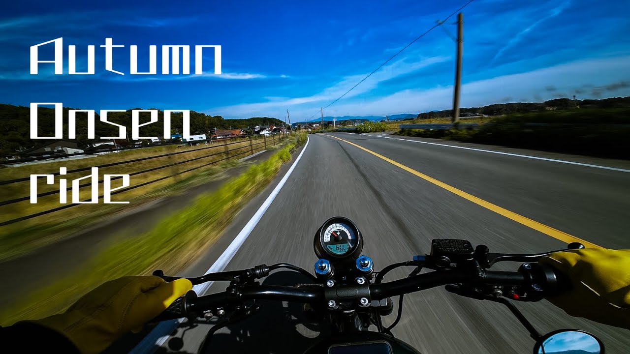 Softail Thunder250 | A sunny day onsen motorcycle ride | サンダー250