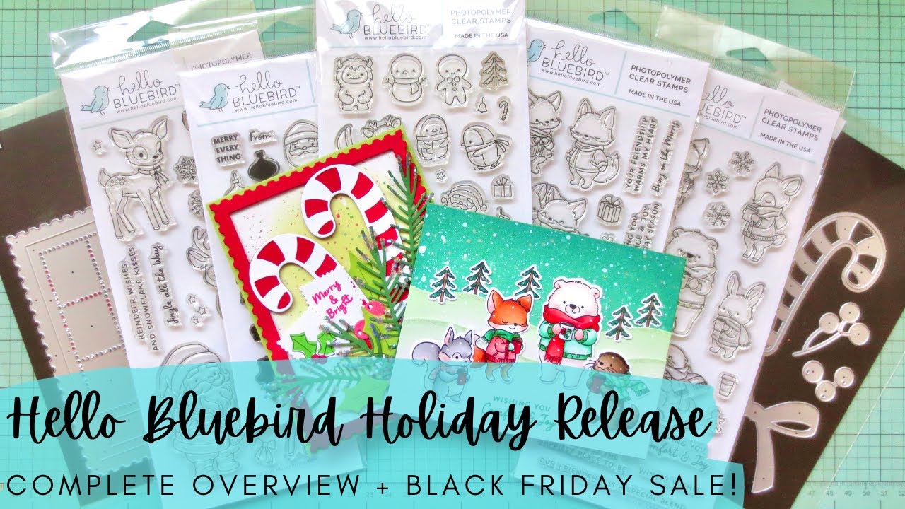 Hello Bluebird HOLIDAY NEW RELEASE | An Overview of the Entire Holiday 2023 Release | Stamps & Dies