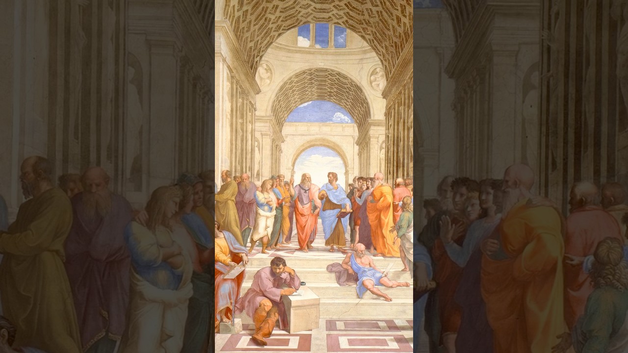 Объяснение искусства эпохи Возрождения: Афинская школа Рафаэля #историяискусства #культура