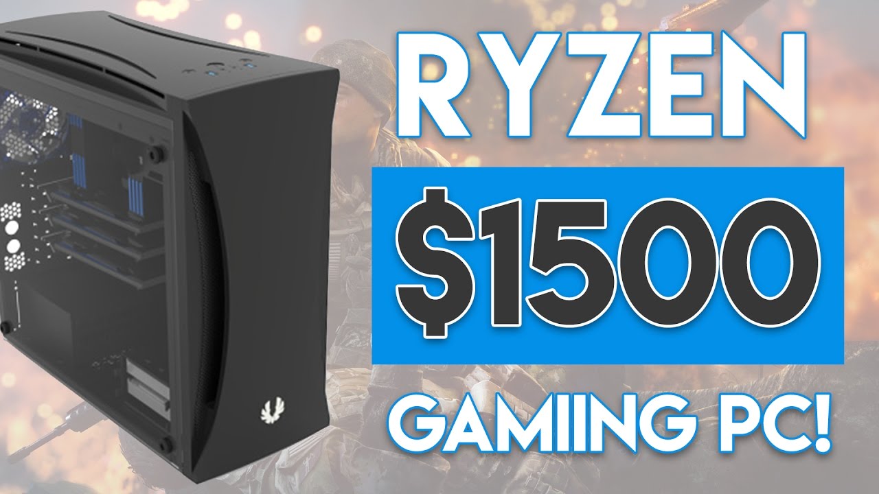 INSANE $1500 RYZEN GAMING PC BUILD 2017! [4K 60FPS+]
