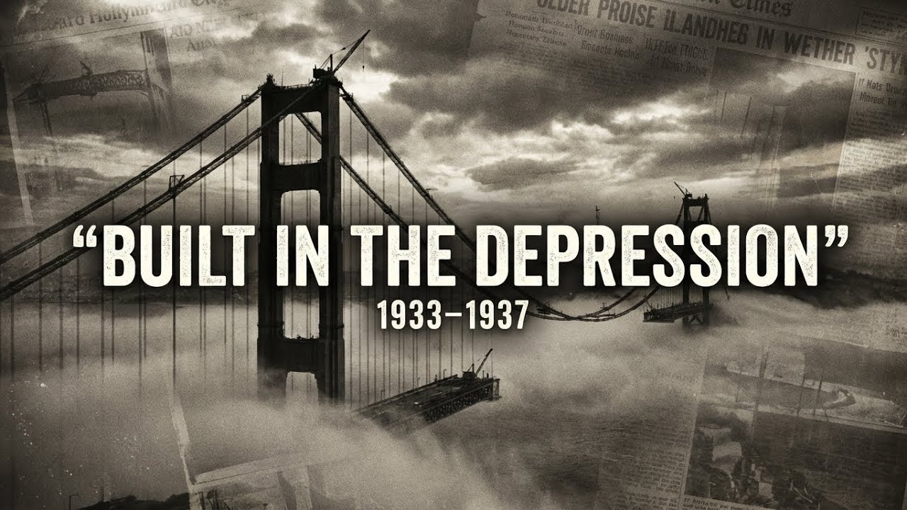 Golden Gate Bridge Construction (1933–1937) | Timelapse Reconstruction
