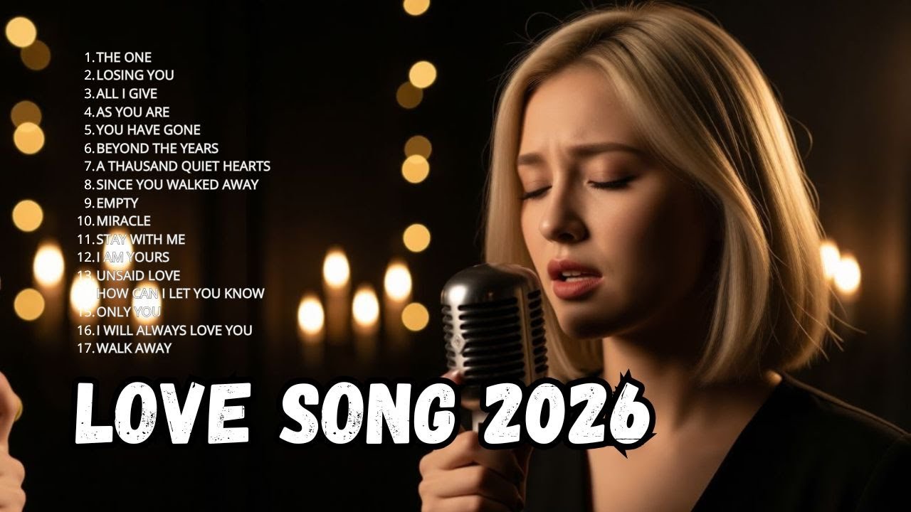 Love Songs 2026 🎵 Best Love Songs Collection – Romantic, Soft & Emotional Music | background music 3