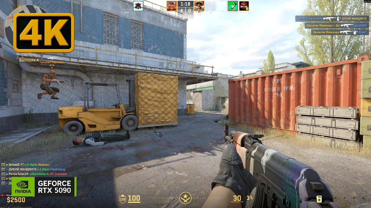 Cache Map | Counter-Strike 2 Gameplay 4K (No Commentary)