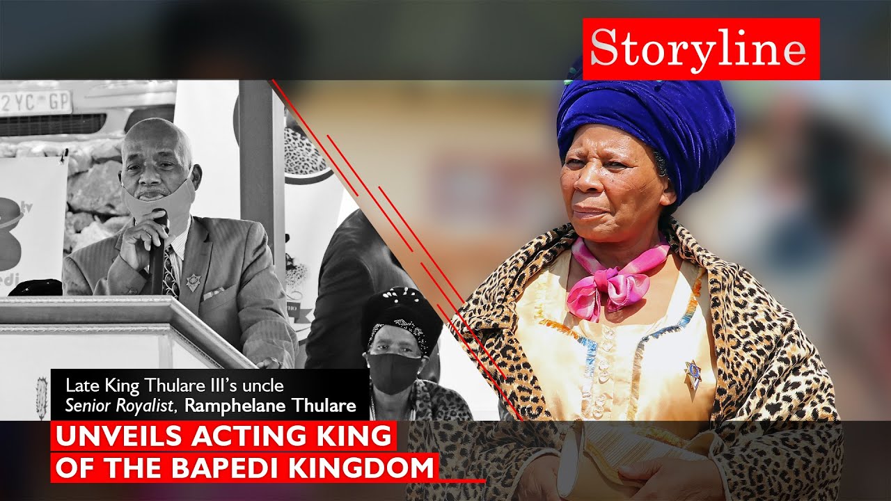 Senior Bapedi royalist unveils new acting King