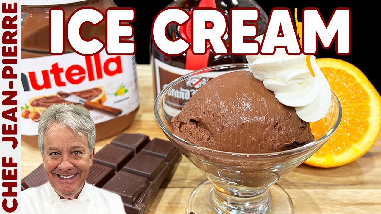 Chocolate Ice Cream Recipe - My Favourite Ever | Chef Jean-Pierre