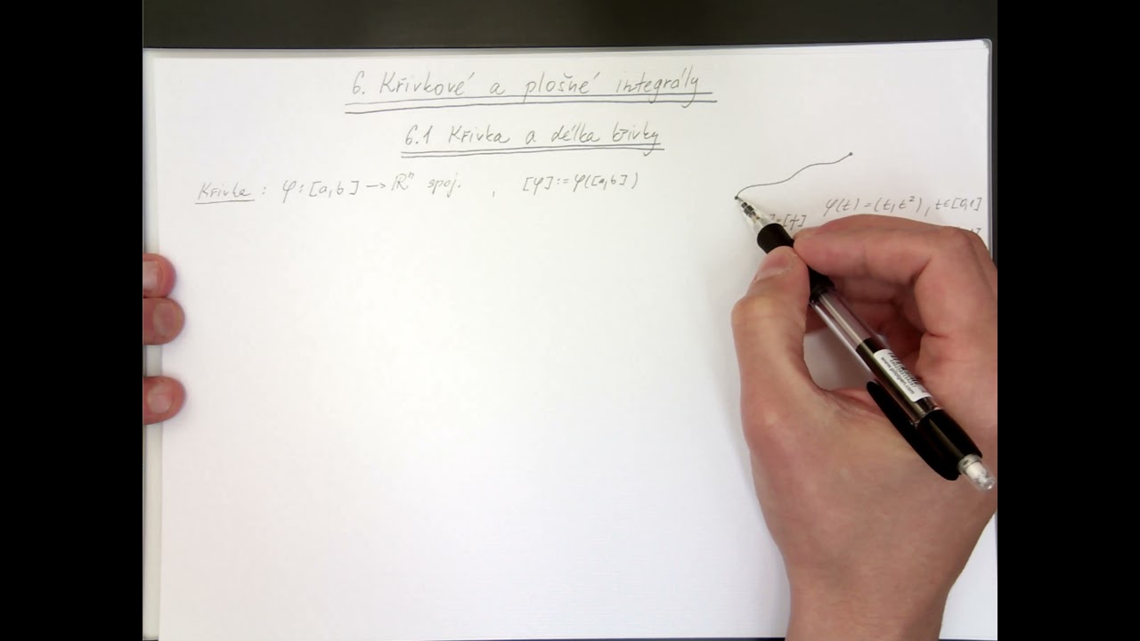 Matematická analýza A4: 6.1. Délka křivky