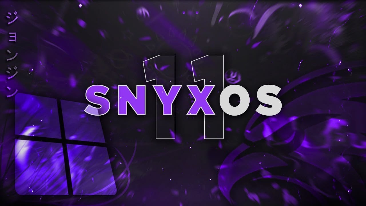 ⚙️SnyX OS 11 | O MELHOR WINDOWS 11 23H2 LEVE & OTIMIZADO🔥