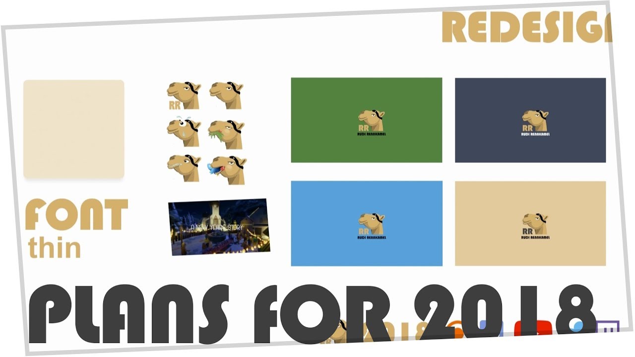 🐪 My Plans for 2018! (Planet Coaster, Minecraft, C:S, YLands, Parkitect & more)