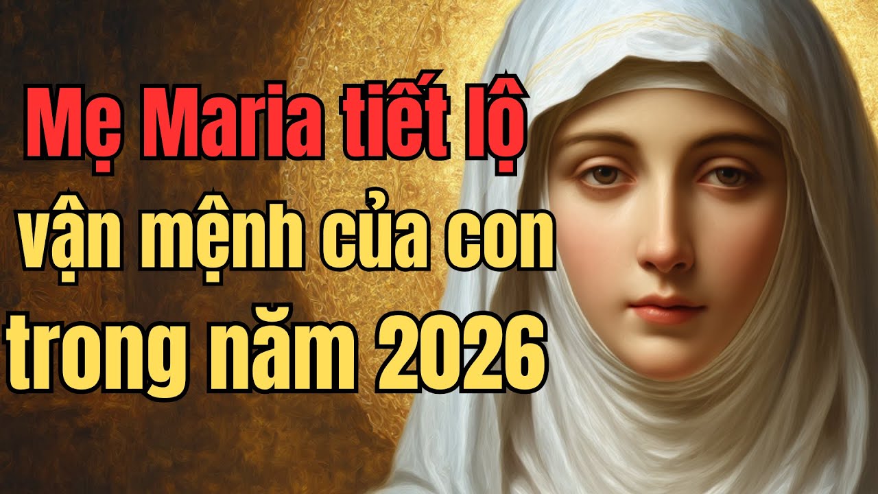 Năm 2026 – Mẹ Maria tiết lộ vận mệnh những điều con sẽ gặp phải