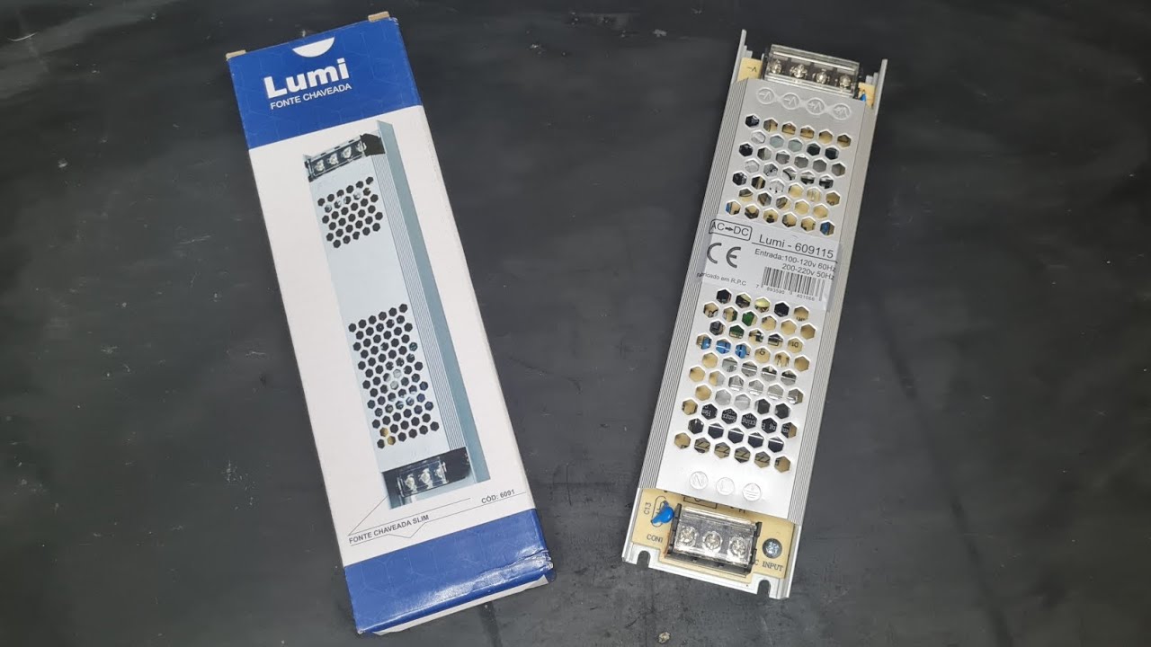 Fonte Chaveada Slim 12v 120W 10a Lumi | N&atilde;o compre antes de ver esse v&iacute;deo!