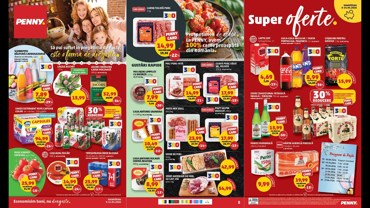 Catalog Penny 8 Aprilie - 14 Aprilie 2026 - Oferte Penny din 08.04.2026
