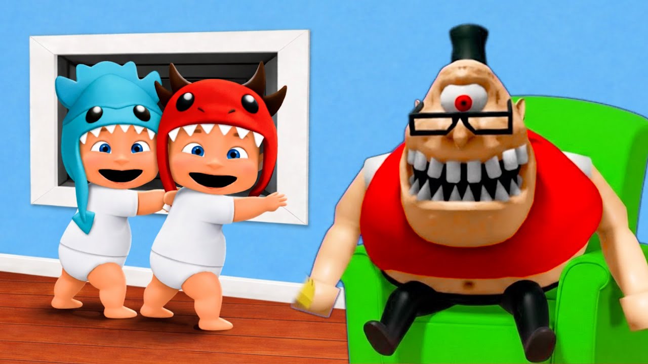 Baby Dino Escapes MR STINKY'S DETENTION!