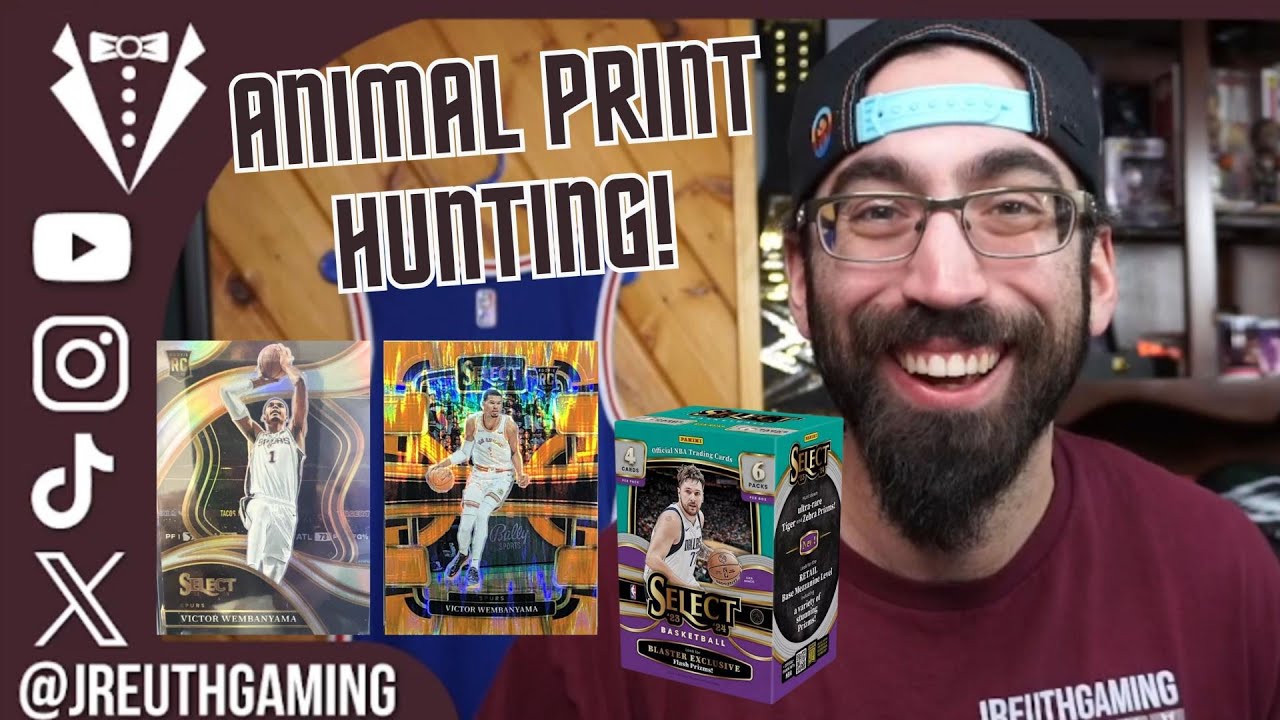 2023 NBA Select Blaster Opening! | Victor Wembanyama Animal Print Hunting! | Review