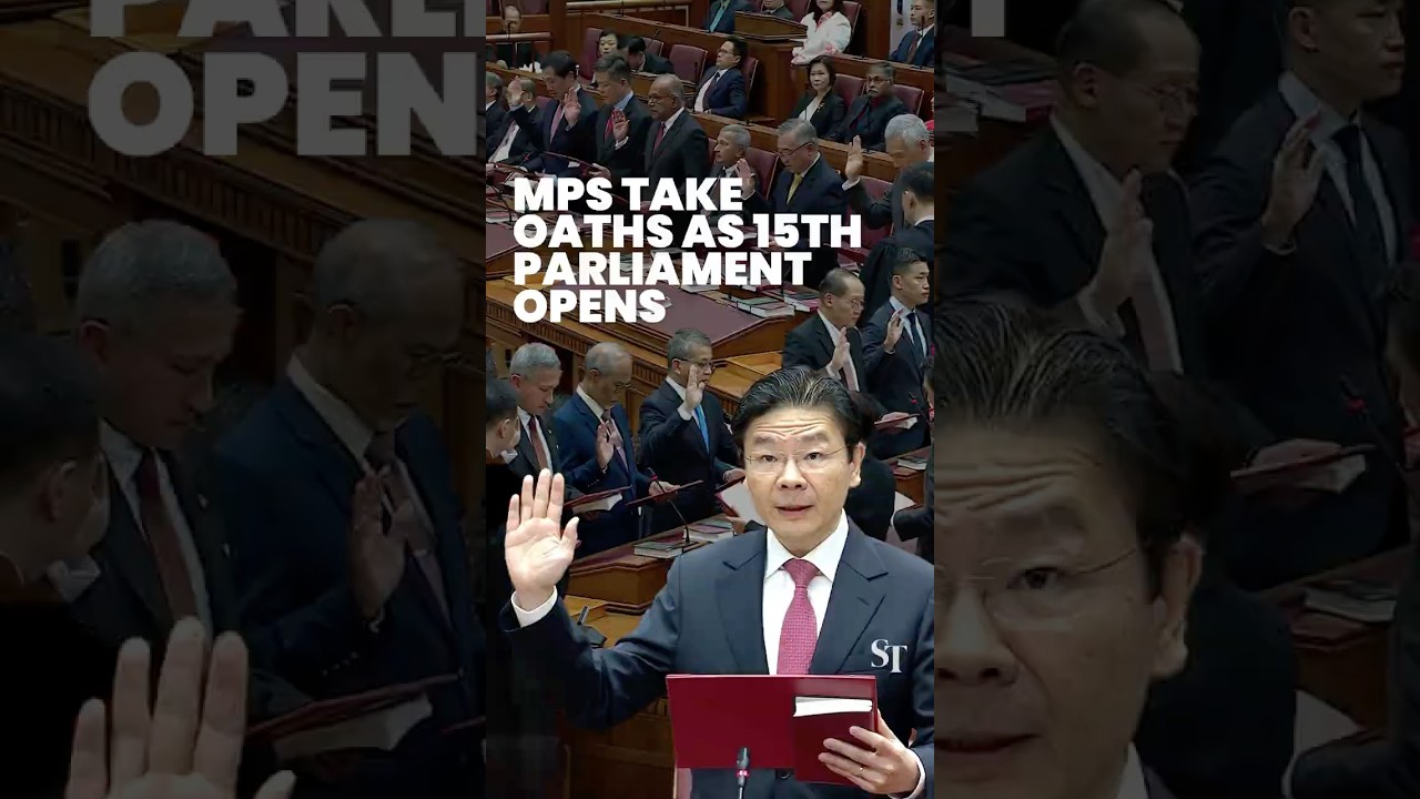 MPs take oaths of allegiance at Singapore&rsquo;s 15th Parliament