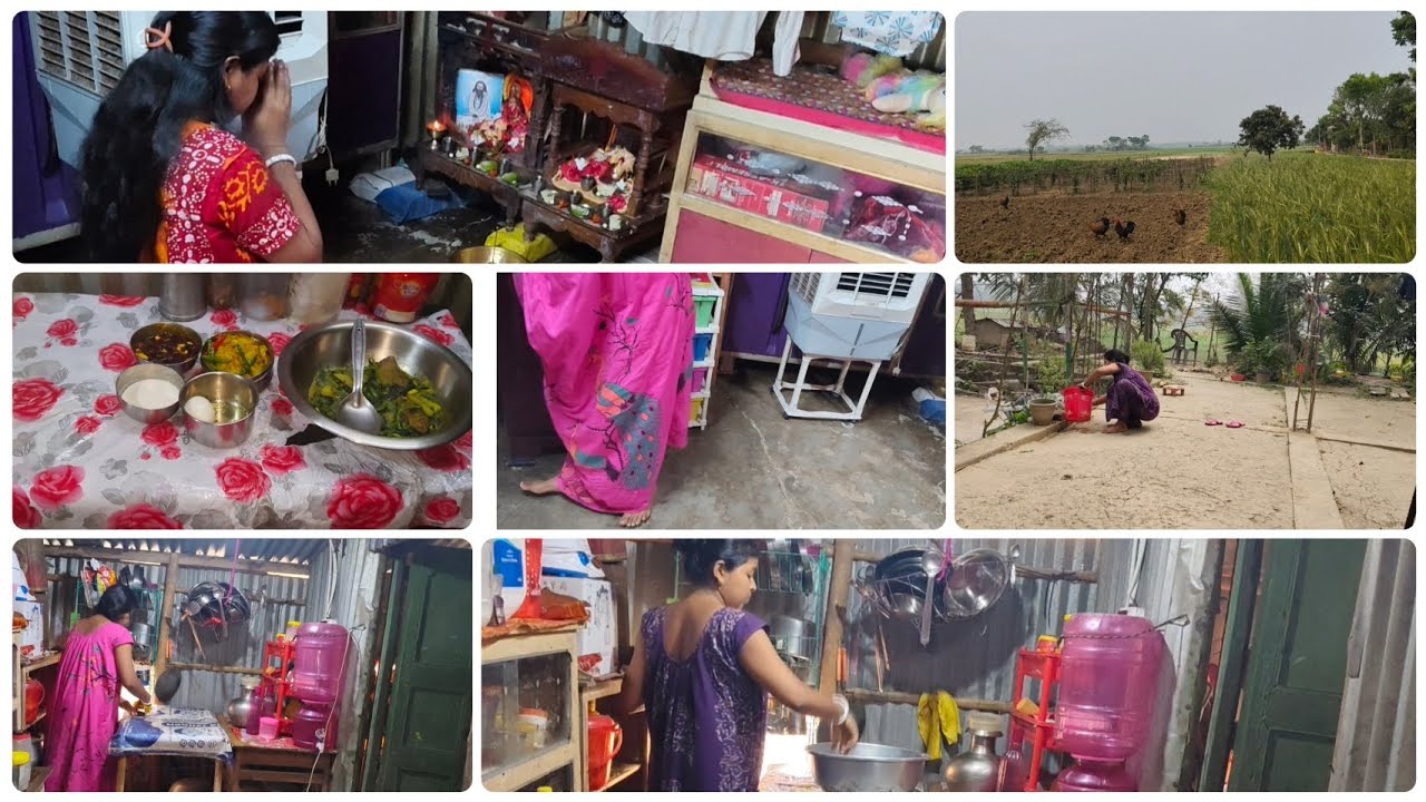 সকাল ৬*টা ঘুম থেকে উঠে বাসি কাজ+পূজা+রান্না+ঘর গুছিয়ে বৃহস্পতিবার লক্ষ্মীশ্রী 🪷ধরে রাখতে কিছু কৌশল 