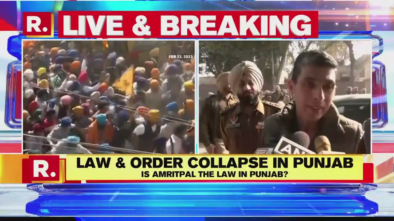 Law & Order Collapse, Is Amritpal The Law In Punjab?