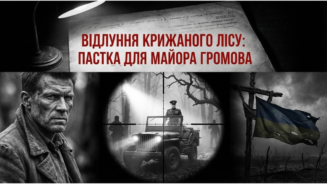 🔞❄️Відлуння крижаного лісу: Пастка для майора Громова. Березень 1947.❄️🔞