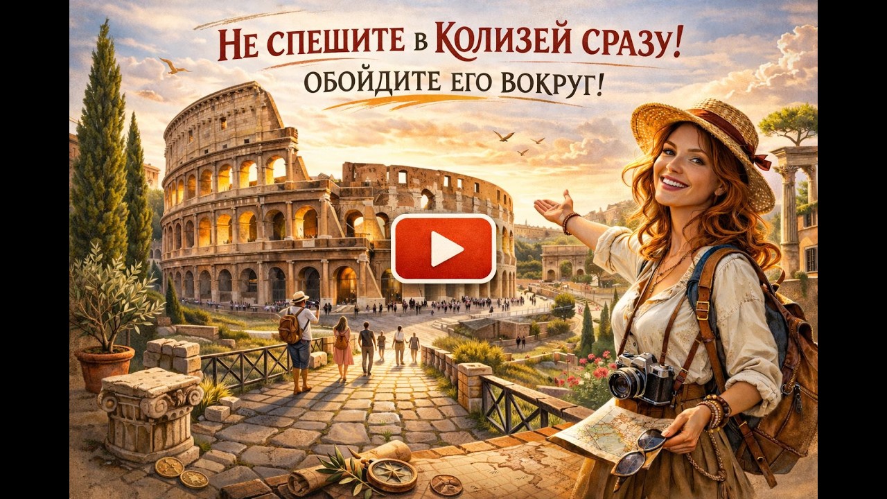 Не заходите в Колизей сразу! Ошибка всех туристов
