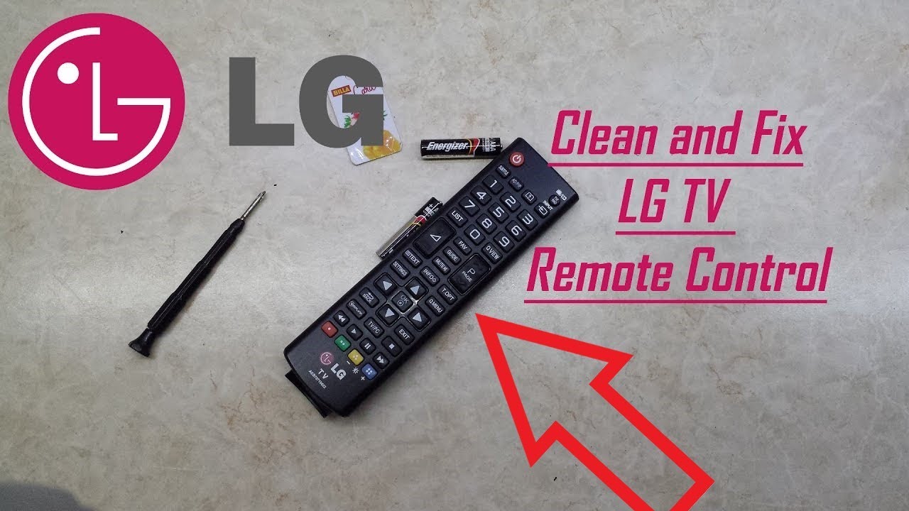 How to Clean and Fix LG TV Remote Control