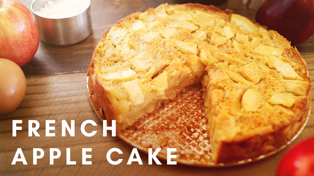 Easy French Apple Cake Recipe - Homemade French Dessert