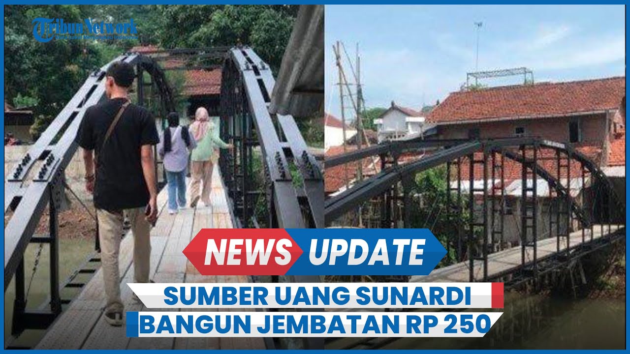 Ini Sumber Uang Sunardi Bangun Jembatan Rp 250 Juta Jalan ke Rumahnya Ditutup Tetangga