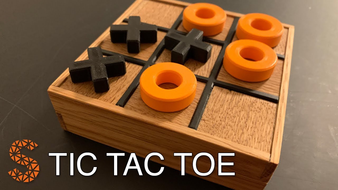 Make your own TIC TAC TOE game, With Wooden Box