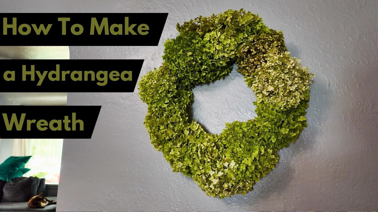 How To Make a Hydrangea Wreath Using Incrediball Hydrangeas // Some Space To Grow