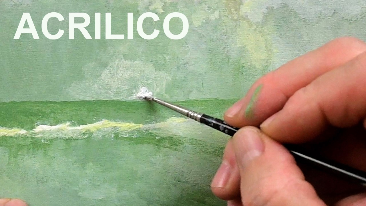 Preparazione carta per acrilico Dalla fotografia al dipinto