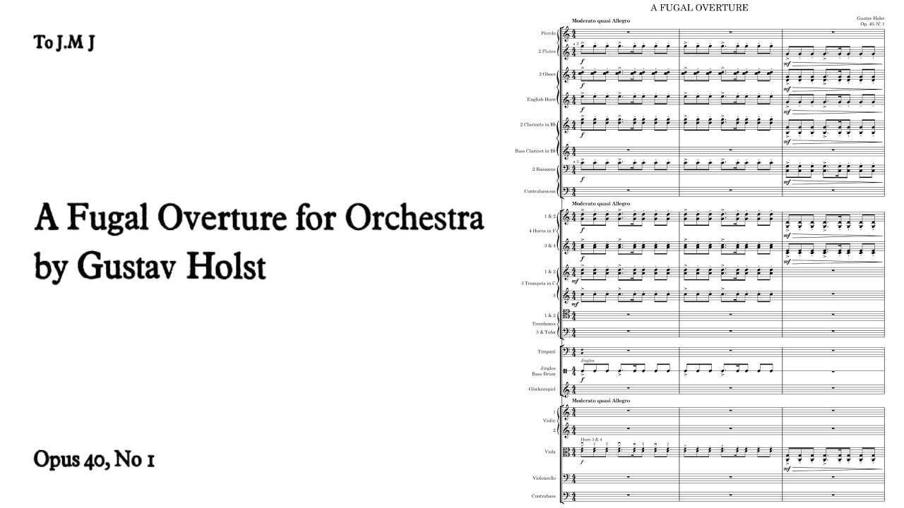 Gustav Holst - A Fugal Overture (1922)
