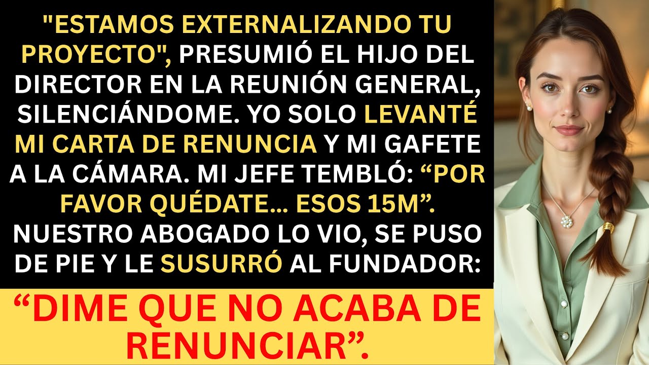 Le Pregunté a Mi Jefe por Mi Renuncia—Se Puso a Temblar y Dijo: “Por Favor Quédate…Esos 15 Millones”