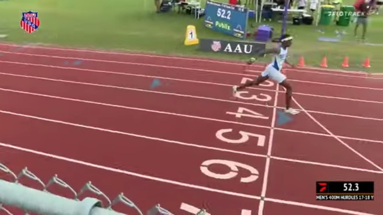 Top Recruit Drops US No. 2 400mH Time At AAU Junior Olympic Games