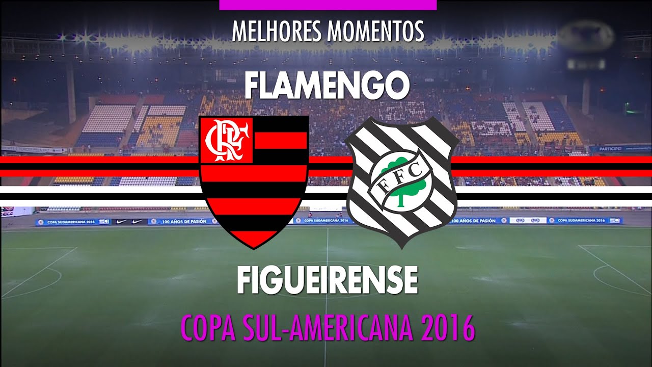 Melhores Momentos - Flamengo 3 x 1 Figueirense - Copa Sul-Americana - 31/08/2016
