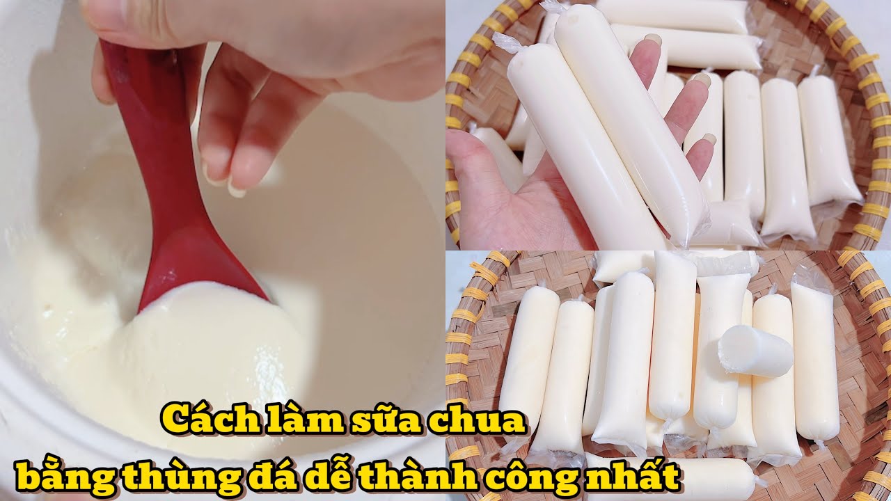C&aacute;ch l&agrave;m sữa chua bằng th&ugrave;ng đ&aacute; dễ th&agrave;nh c&ocirc;ng nhất