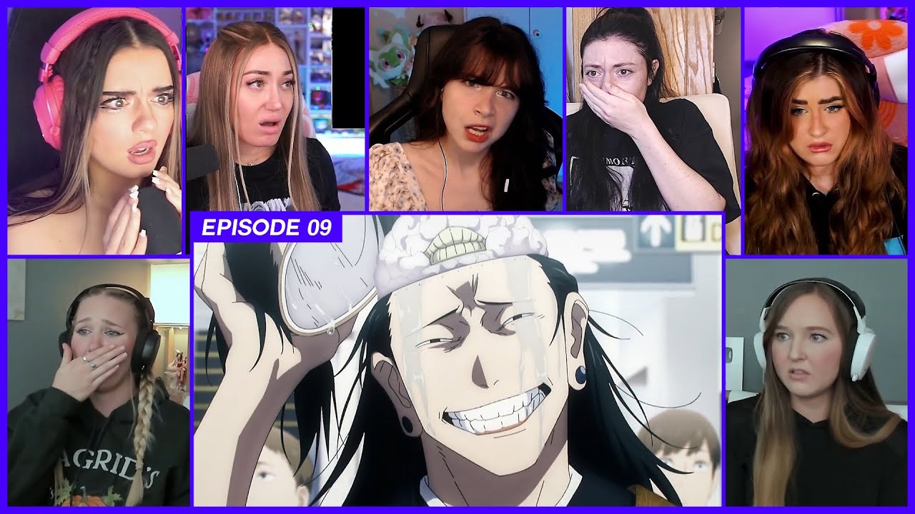 [GIRLS REACT] Geto seals Gojo | JJK S2 Ep 9 Girl Reaction Mashup