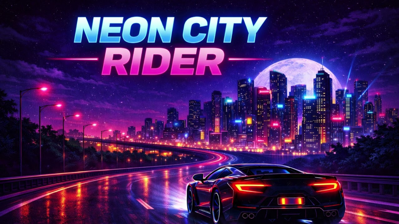 🔥 NEON CITY RIDER 🌃 | Cyberpunk Night Drive Synthwave | Neon Highway AI Music | NeonPulse Music