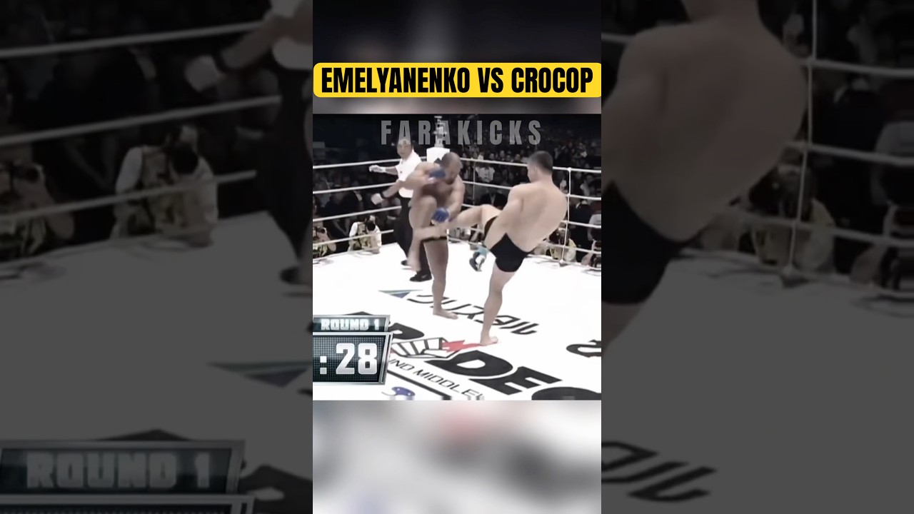 Old school: Fedor Emelianenko VS  Mirko Crocop #pride #ufc #mma #martialarts #muaythai