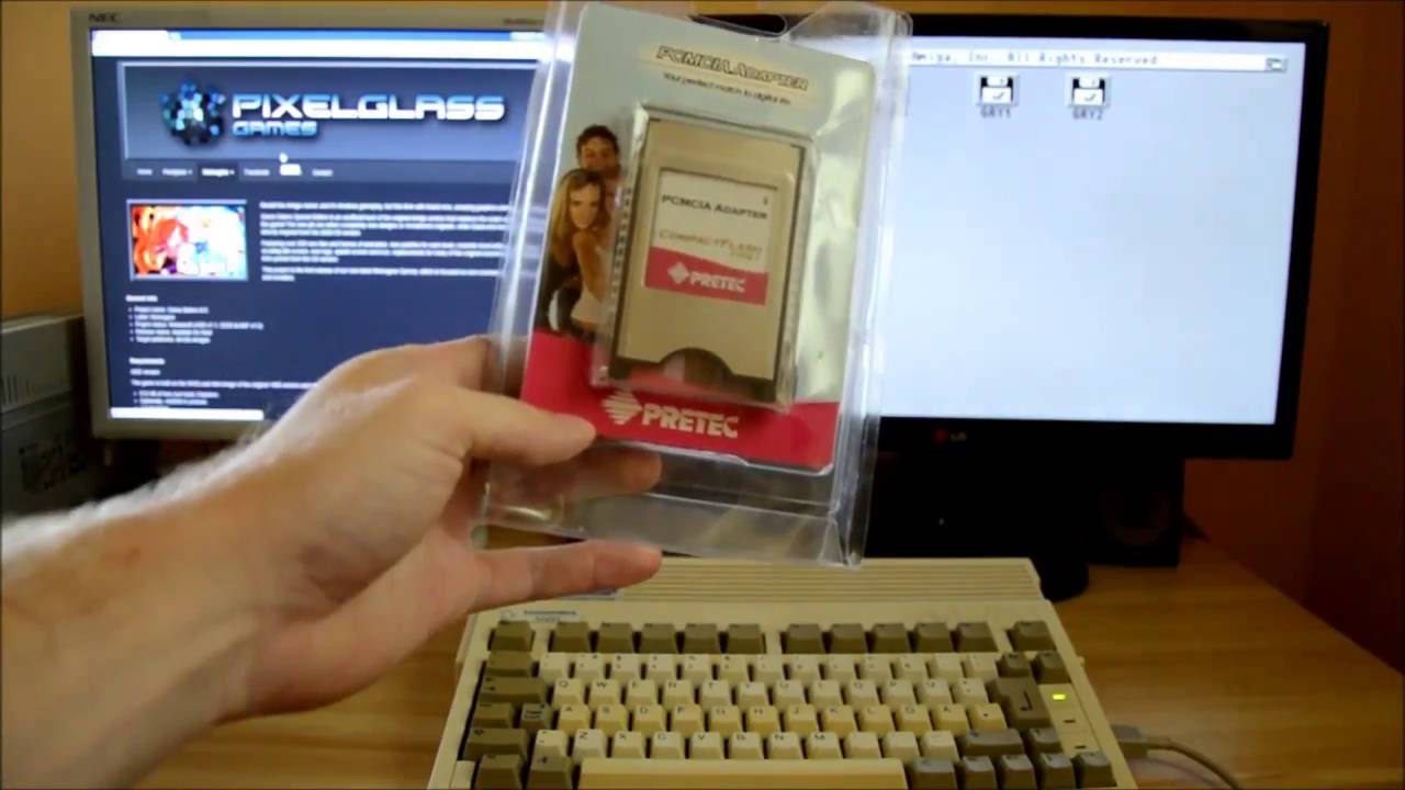 A600 - Dysk przenośny na PCMCIA oraz boje z WHDLOAD