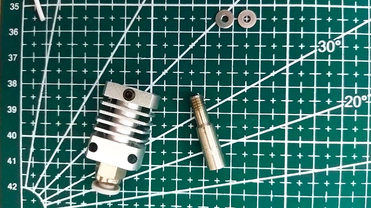 Creality Ender 3, CR-10 - Hotend PTFE Fix - stop clogging - Hotend neden tıkanır. ENDER 3 TIKANMA.