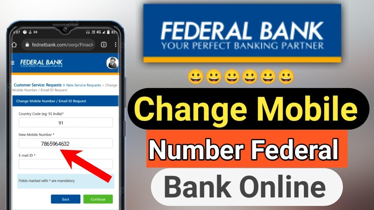 Change Federal Bank Mobile Number Federal Bank Mobile Number Change