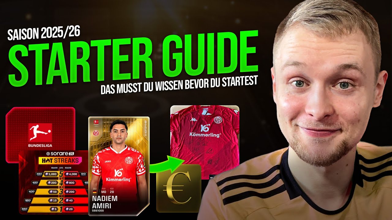 Der perfekte START in SORARE 26🔎 Sorare Starter Guide [deutsch🇩🇪 ] Beginner Tutorial💡