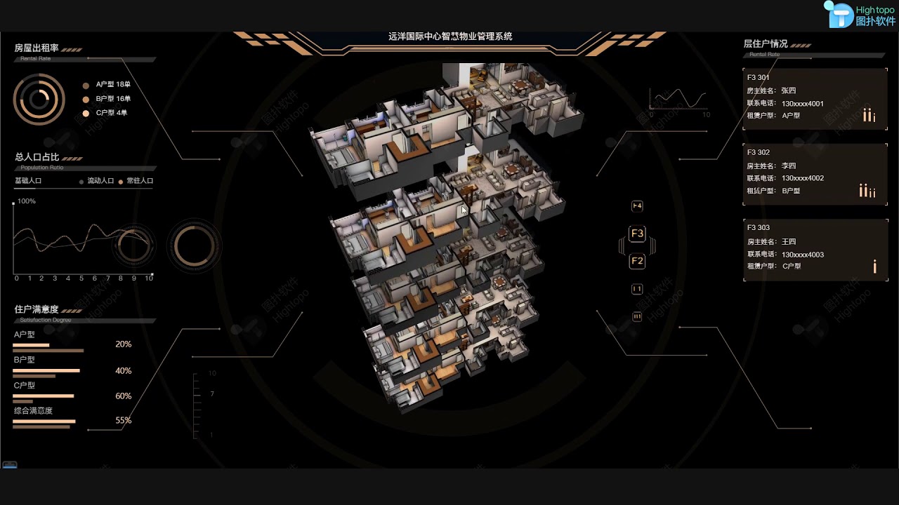 Real Estate 3d Floor Model - digital twin demo