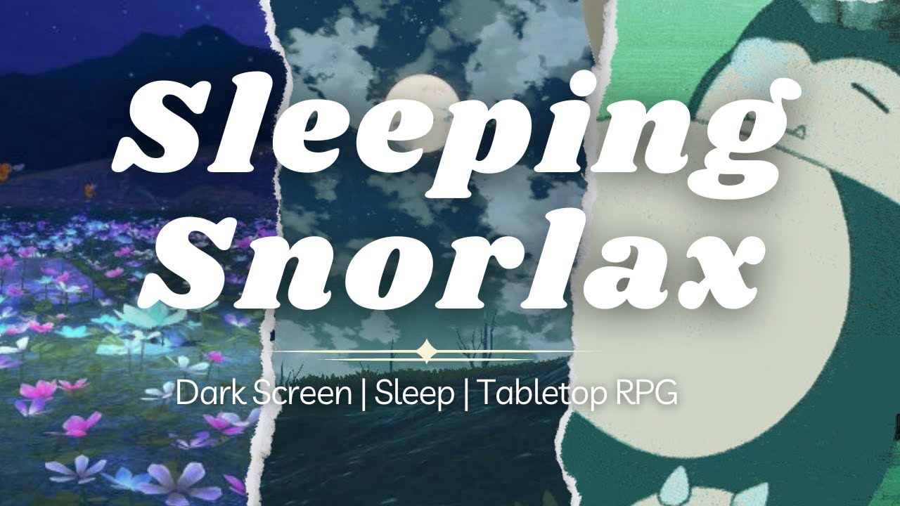 Sleeping next to a Snorlax for Sleeping | Relaxing | Studying