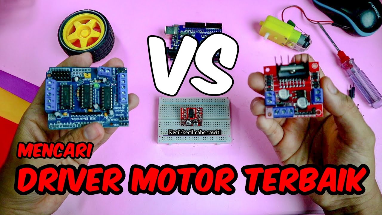 Dasar Pemograman Driver Motor Arduino (QH86 mini, Driver L298N & Driver shield L293D)