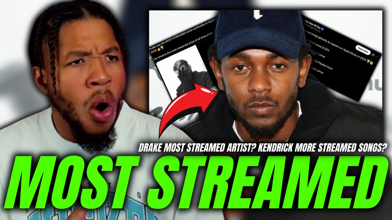 У KENDRICK больше всего прослушиваемых песен, но DRAKE — самый прослушиваемый артист?