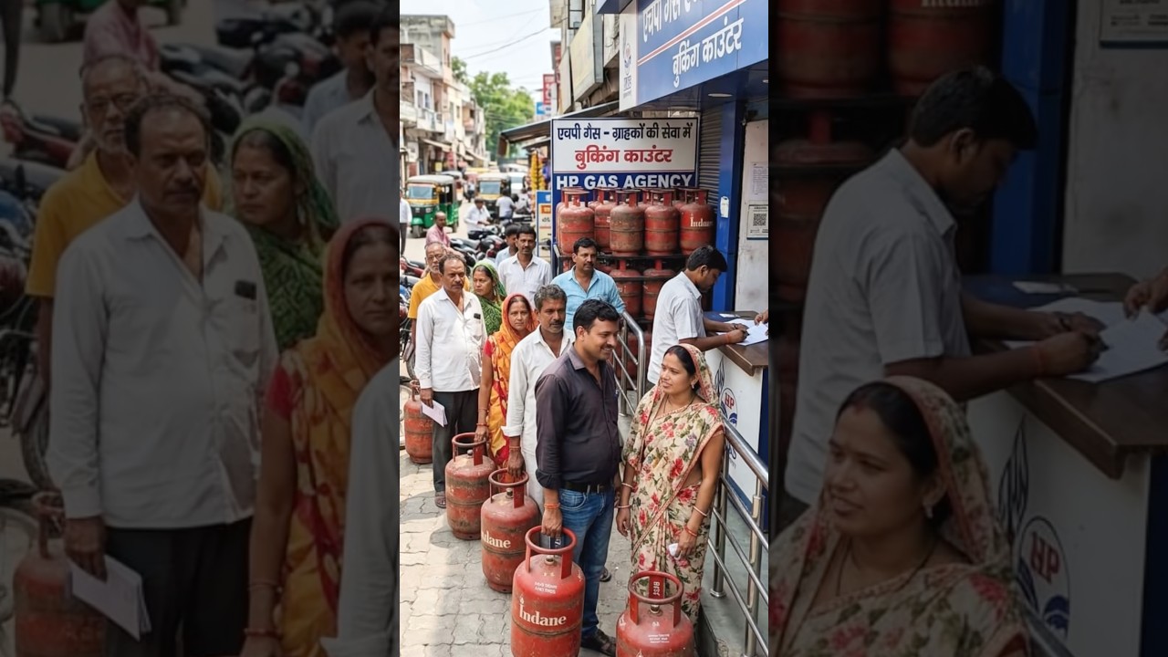 Black marketing of LPG gas cylinders