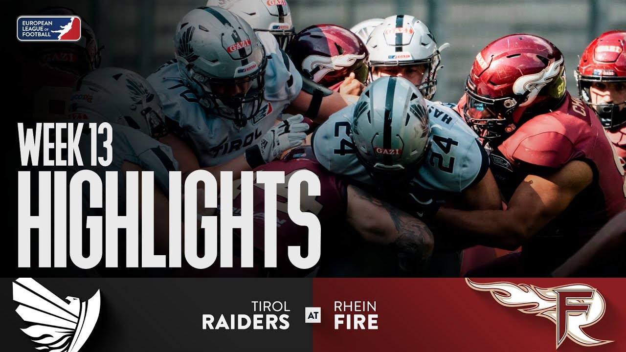 Raiders Tirol @ Rhein Fire - Highlights | Week 13 | Season 2025