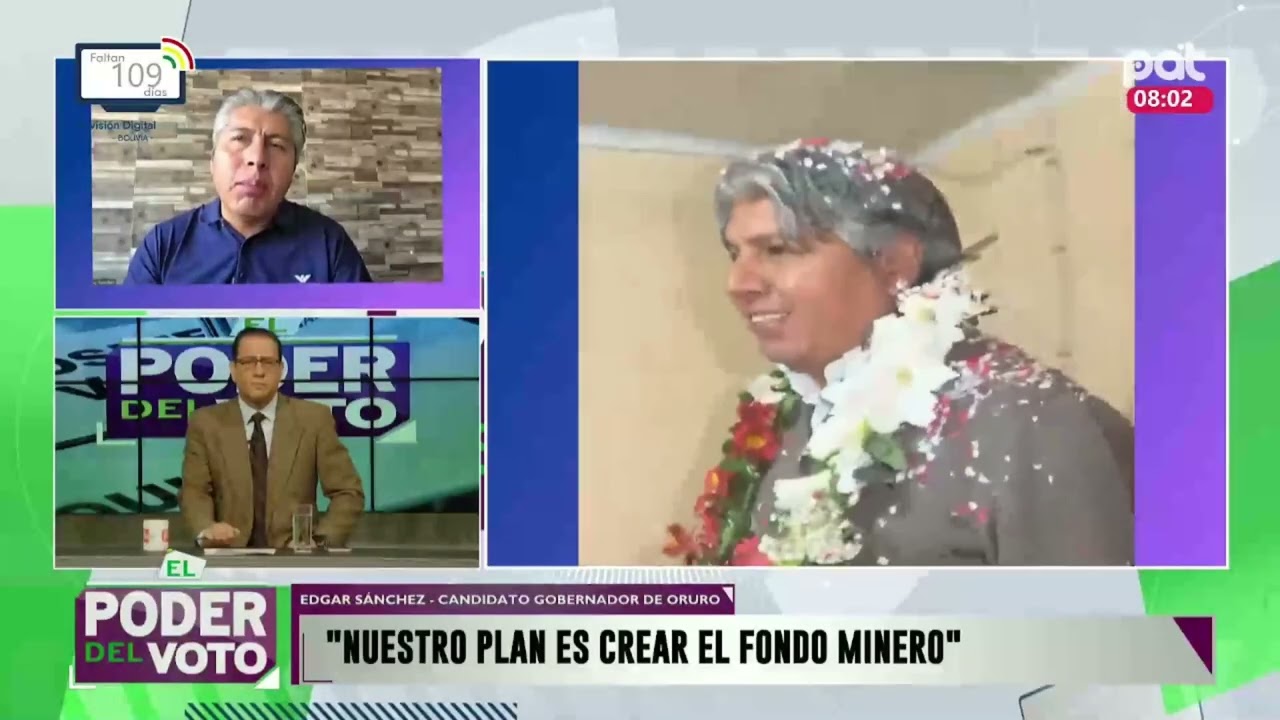 Edgar Sánchez plantea sus propuestas para la Gobernación de Oruro