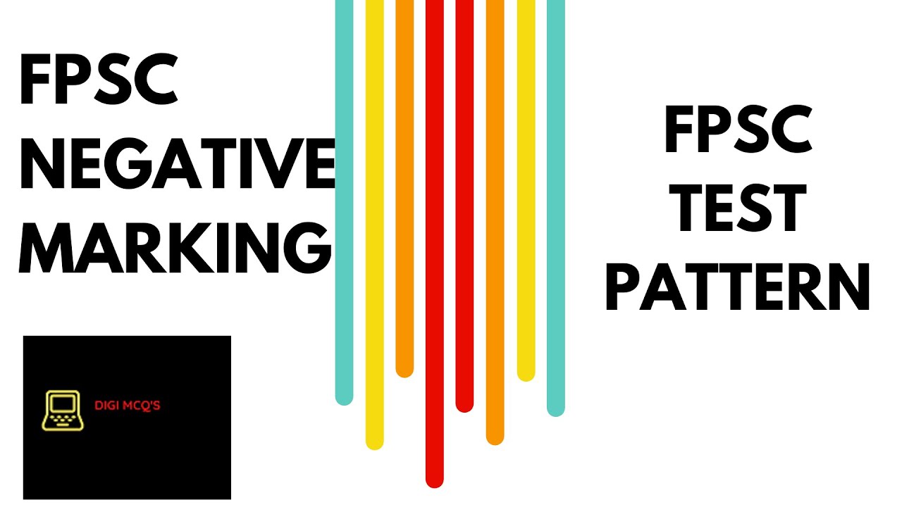 FPSC test pattern & NEGATIVE MARKING | DIGIMCQ'S
