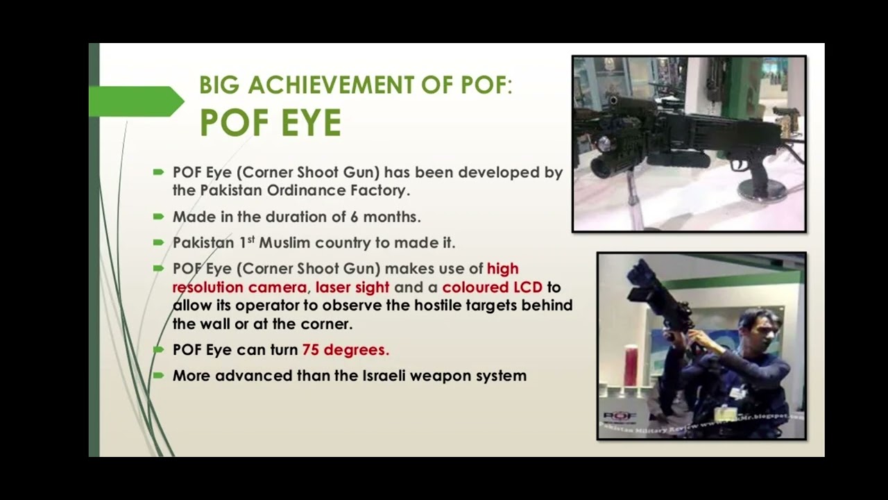 History of Pakistan Ordinance Factories, Wah Cantt (POF Wah)